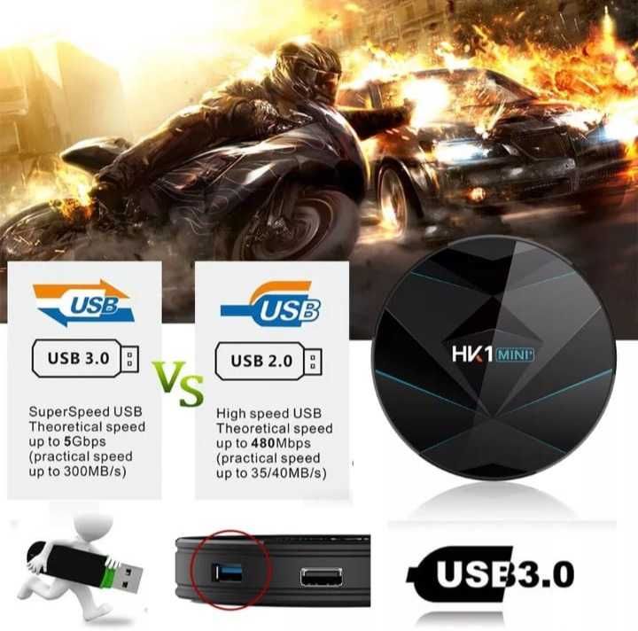 Онлайн телевизия СМАРТ ТВ БОКС HK1 MAX ultra 8K tv box Bluetooth4.0 5G