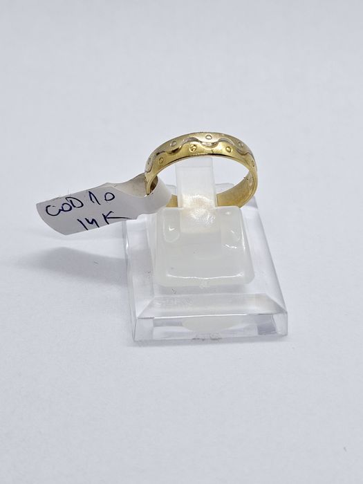 Vand inel dama din aur 14 k 2.29 g cod 10