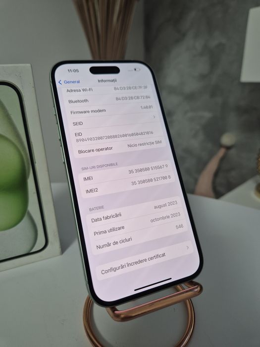 IPhone 15 128GB Impecabil