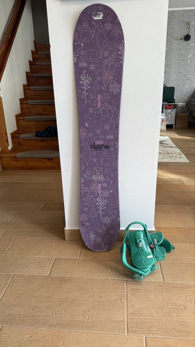 Placa snowboard Drake Charm + legaturi  K2casette