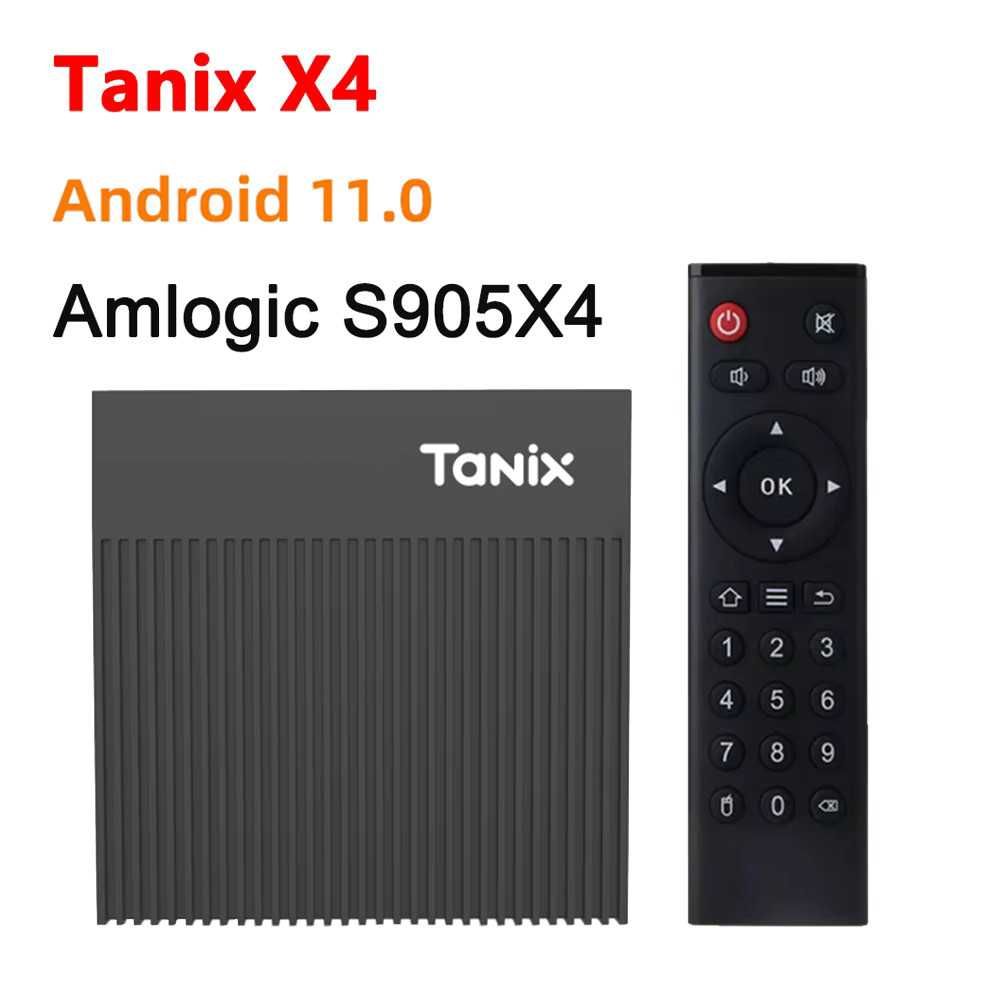 НОВ TV BOX Tanix X4 Android 11 S905X4 AV1