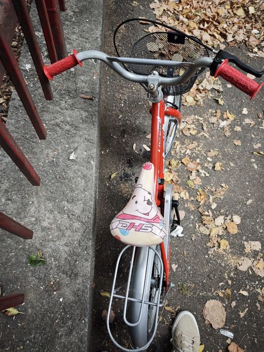 Bicicleta fete roți 14 inch 4-8 ani