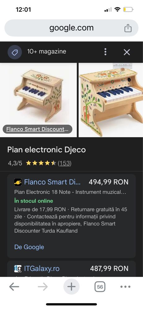 Pian mini electronic- Djeco