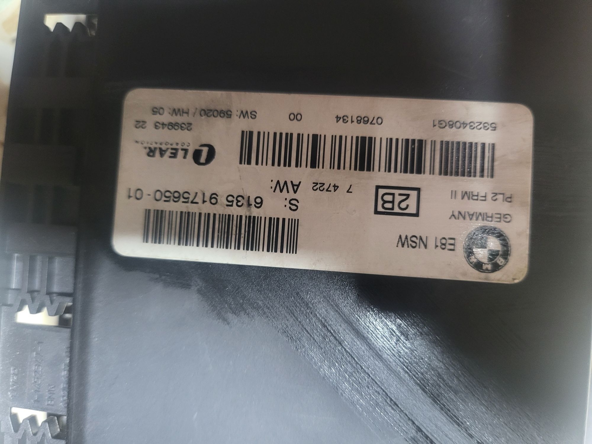 calculatorul lumini BMW e81 nsw pl2 frm 2 9175650