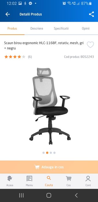 Birou+scaun ergonomic