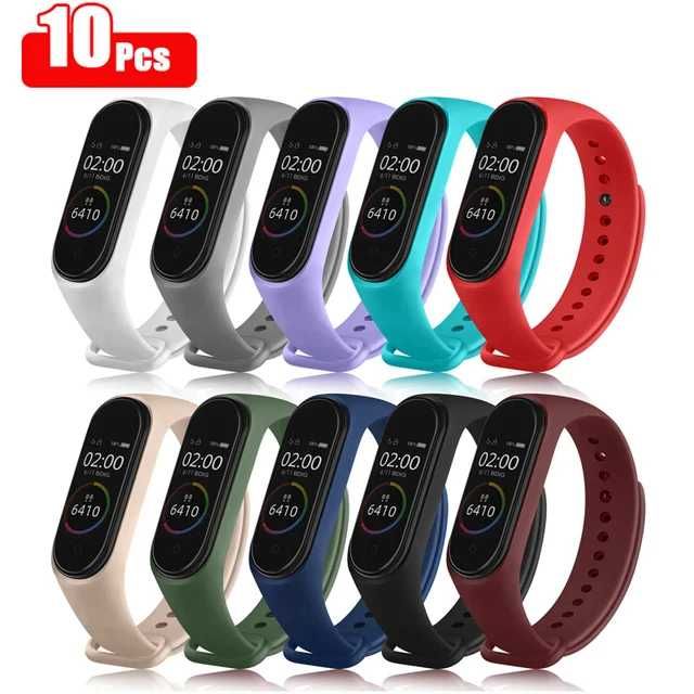 Ремешки для наручных часов Mi Band 3\4 - 10 шт