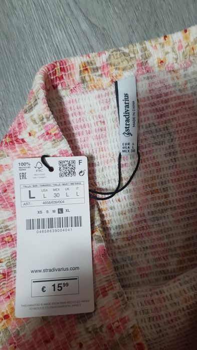 Fusta dama Stradivarius mar m/l