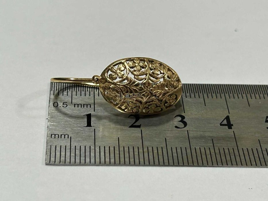 Златни обеци 14 К 585 / 3,92 гр.