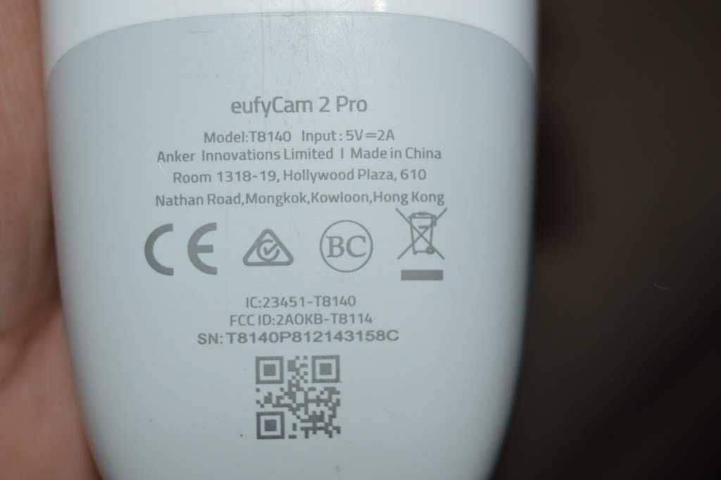 Camera supraveghere video eufy Cam 2 Pro Security 2K Wi-Fi, Waterproof