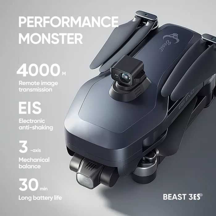 Drona cu 3 axe gimbal,4000 Metri,5G,urmărire,Camera  14Mpx,4K,Gps,Noua