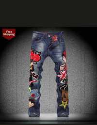 BiePa Jeans(мъжки хип-хоп дънки+елек)