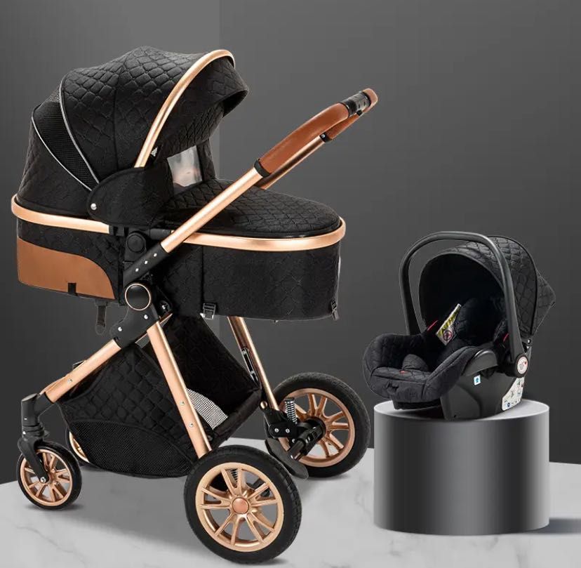 NOU Carucior bebe 3 in 1 bebelus landou copii pliabil smart + CADOU