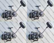 SET 4 Mulinete Crap Line Winder KK8000 cu tambur long-cast 0,40mm/260m