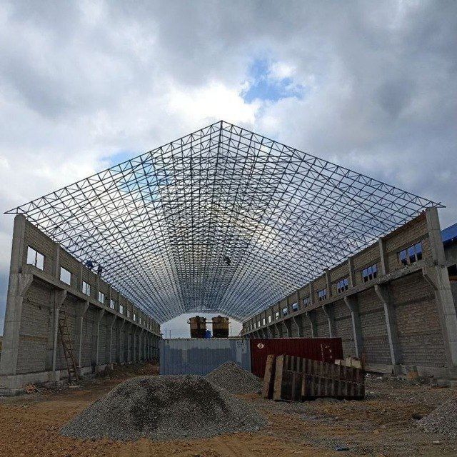 Ангар склад металлоконструкции помещение завод цех стадион павильон