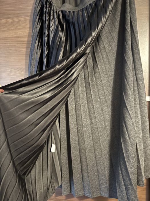 Fusta plisata lunga de dama marimea 50