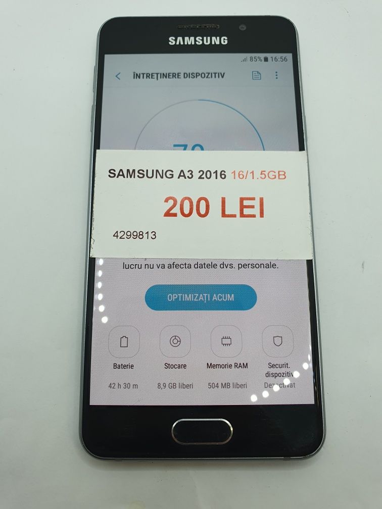 Samsung A3 2016 16/1.5GB•Amanet Lazar Crangasi•42998