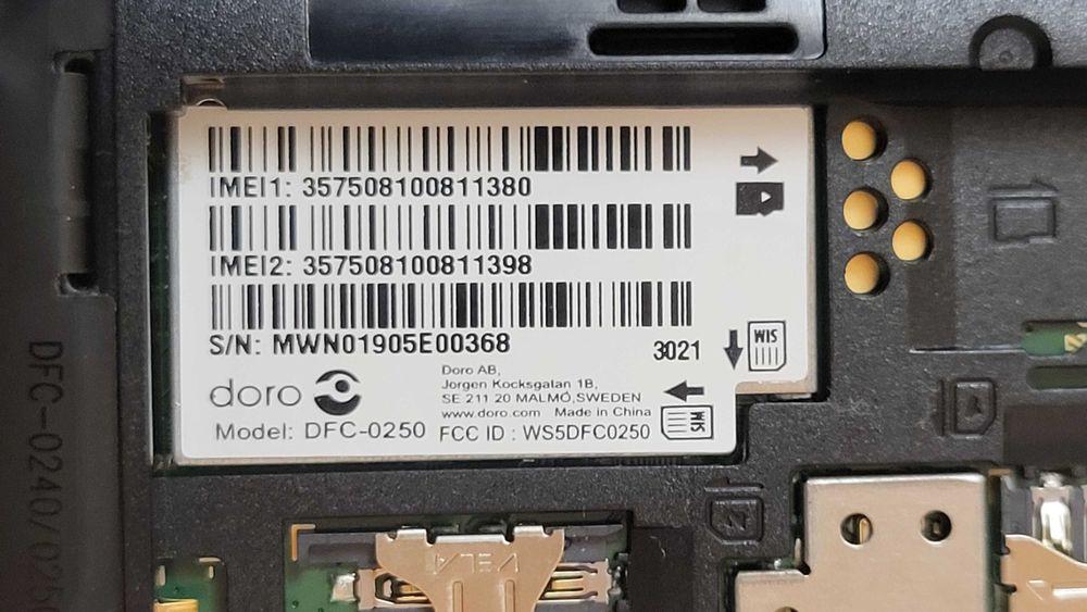 DORO Telefon liber de retea model DFC-0250 fuctional