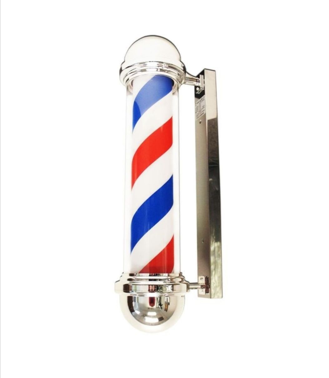 Reclama luminoasa frizerie 85 CM Barber Pole Semn Luminos American