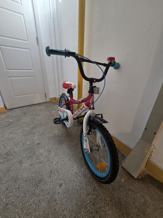 Vand bicicleta Alpina Starter 16' rosu