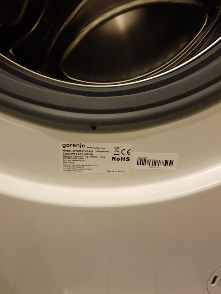 Пералня Gorenje WNHEI74SAS 7kg в Гаранция
