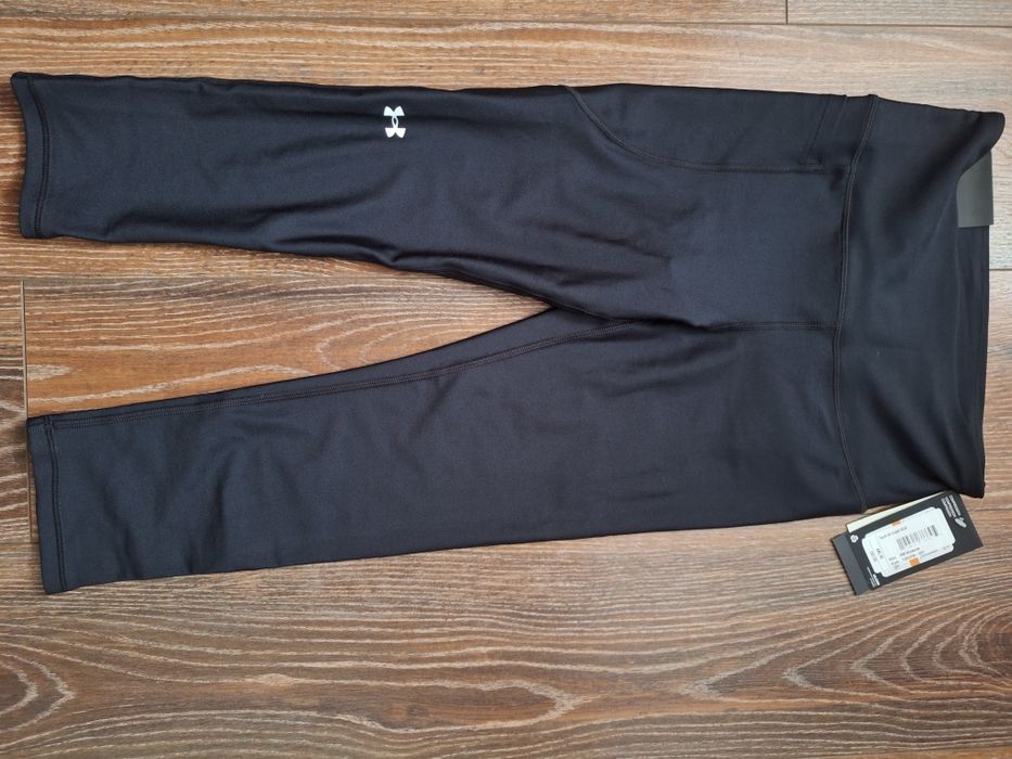 Colanti negri sala lungime trei-sferturi Under Armour