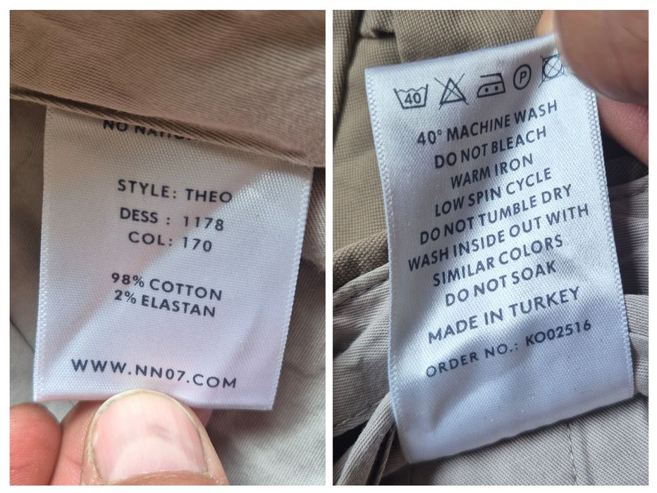 Pantaloni Premium Chino NN07, Slim Fit Bărbați, W34 / L32