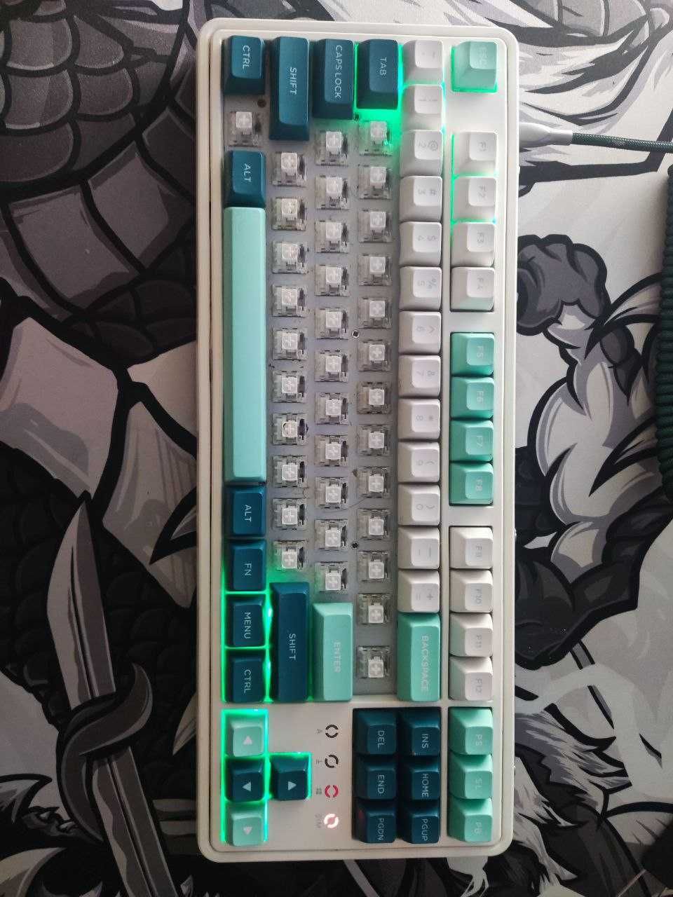 FL Esports CMK87-SA | Clicky | Hot-swap | Без кейкапов | RGB подсветка