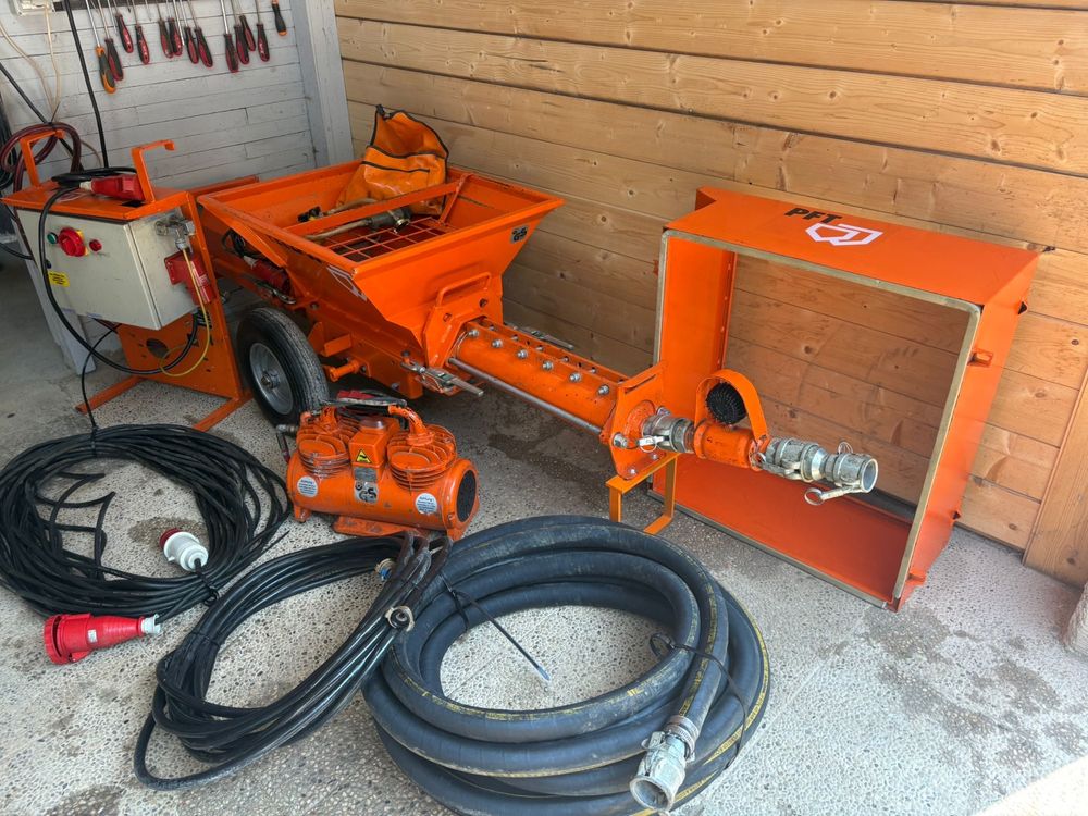 Pompa de tencuit torcret masina de tencuittorcret PFT 380 V