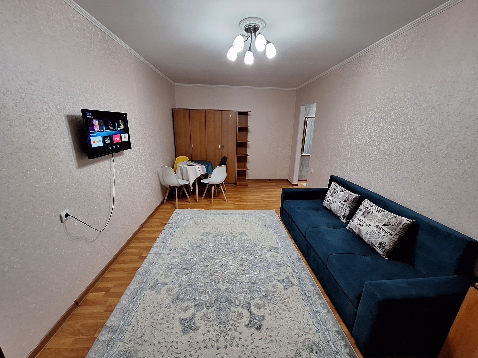 Сдаётся 2х комнатная квартира посуточная  в центре города Алматы