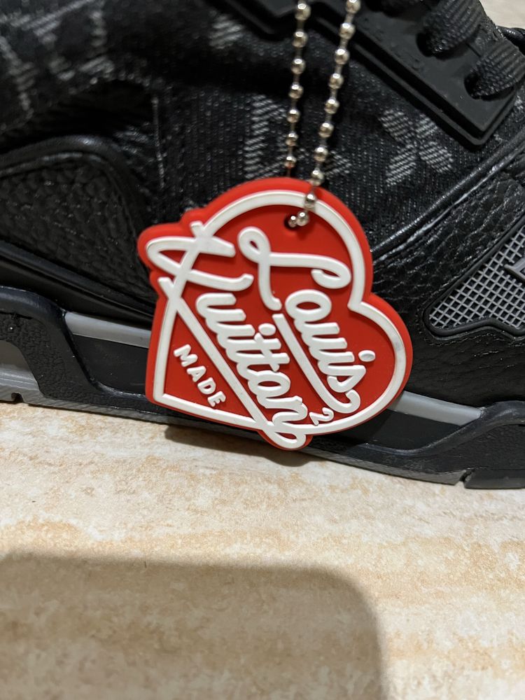 Louiss Vuitton LV Trainer x Nigo Black Denim