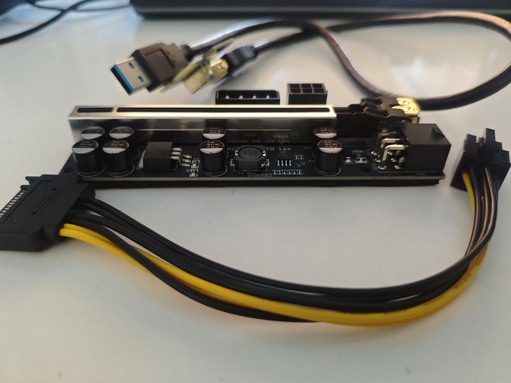PCI Express X16 Riser for Video Card for Bitcoin Miner Mining