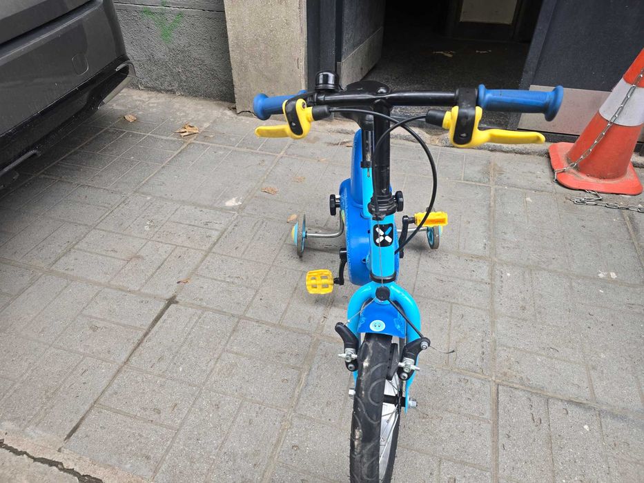 Детско колело BTWIN 14" за деца от 2 до 5 години с помощни колела