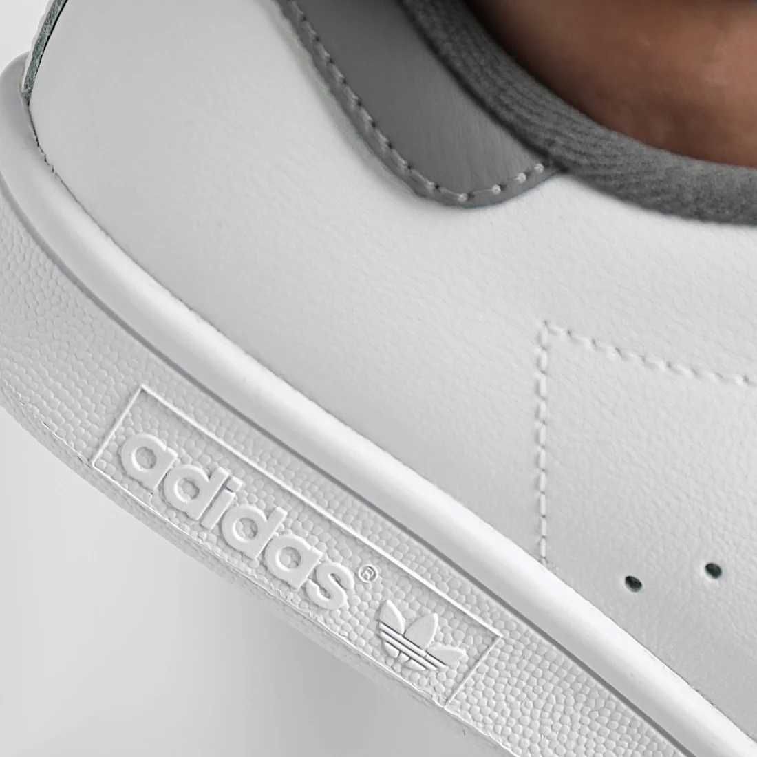 Adidas Originals, Sneakers din piele Stan Smith IG1322, Alb, Mărime 41