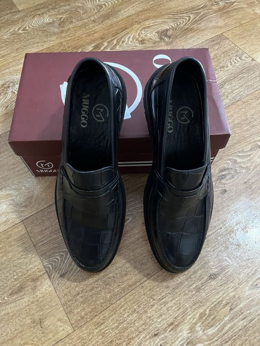 Мъжки мокасини от естествена кожа