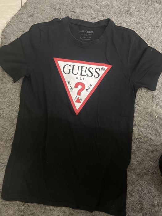 Tricou negru Guess