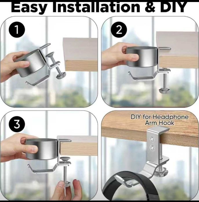 Универсальный держатель 2 в 1 для стола