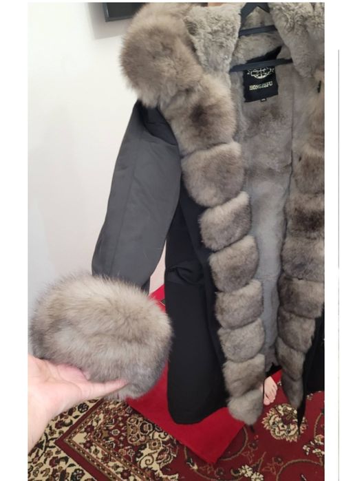 Теплая женская зимняя парка