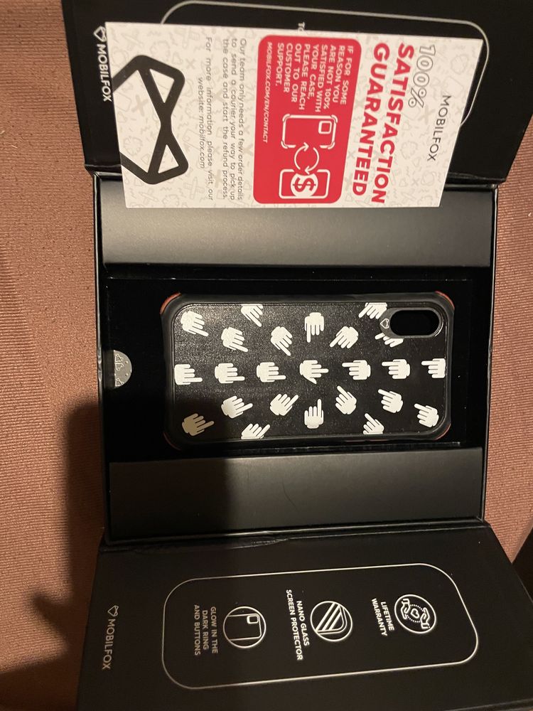 Husa pentru iphone xs mobilfox pro-shock f-uck model