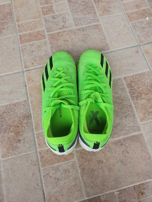 Adidași Fotbal-Adidas X Speedportal.3 TF - Verde Neon - Mărimea 37 1/3
