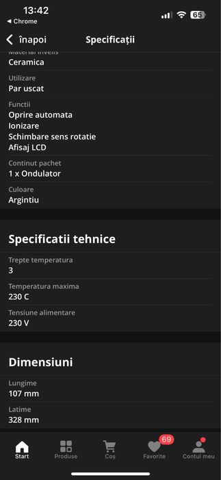 Ondulator automat Babyliss