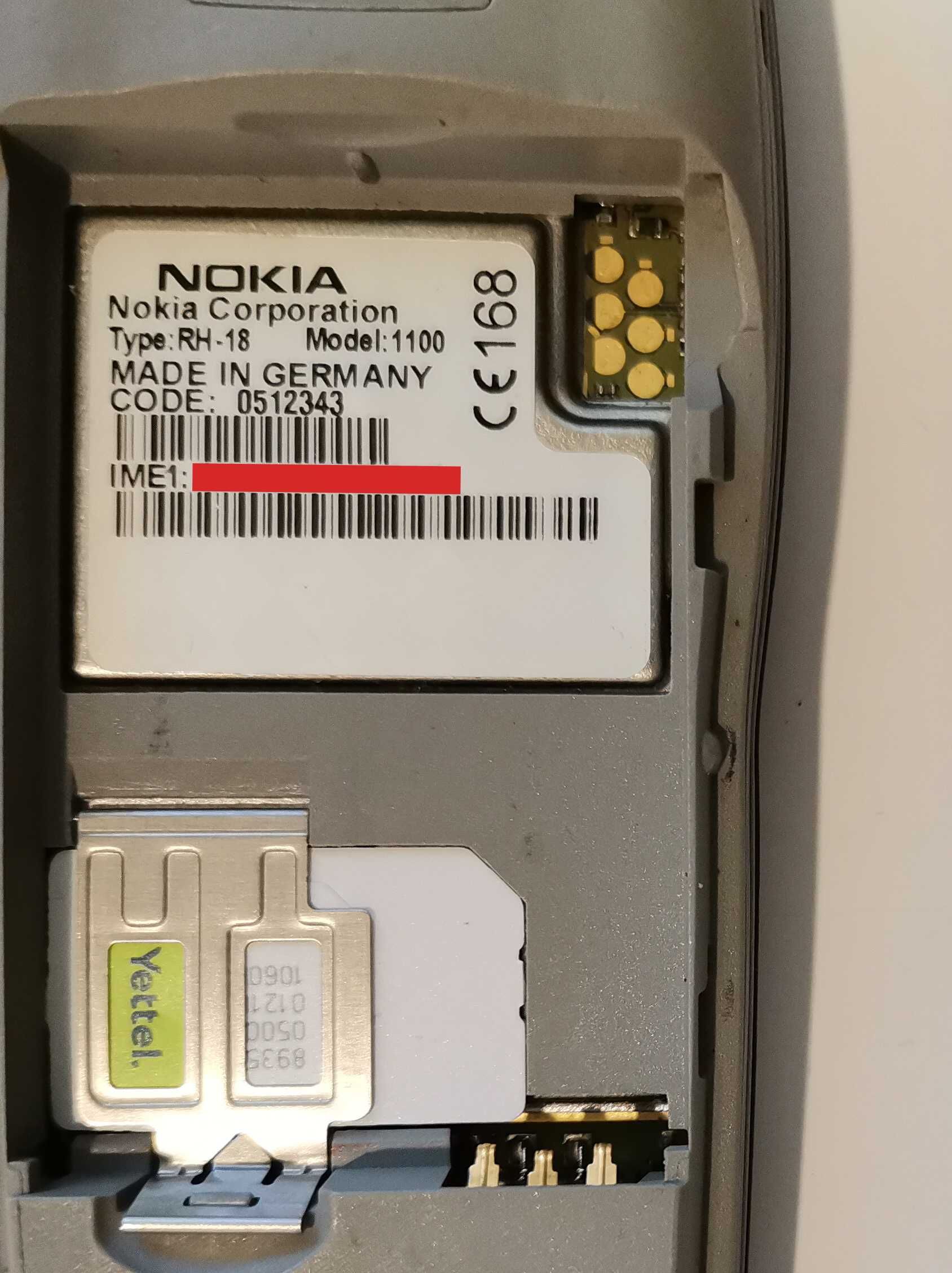 Nokia 1100 RH-18 Made in Germany