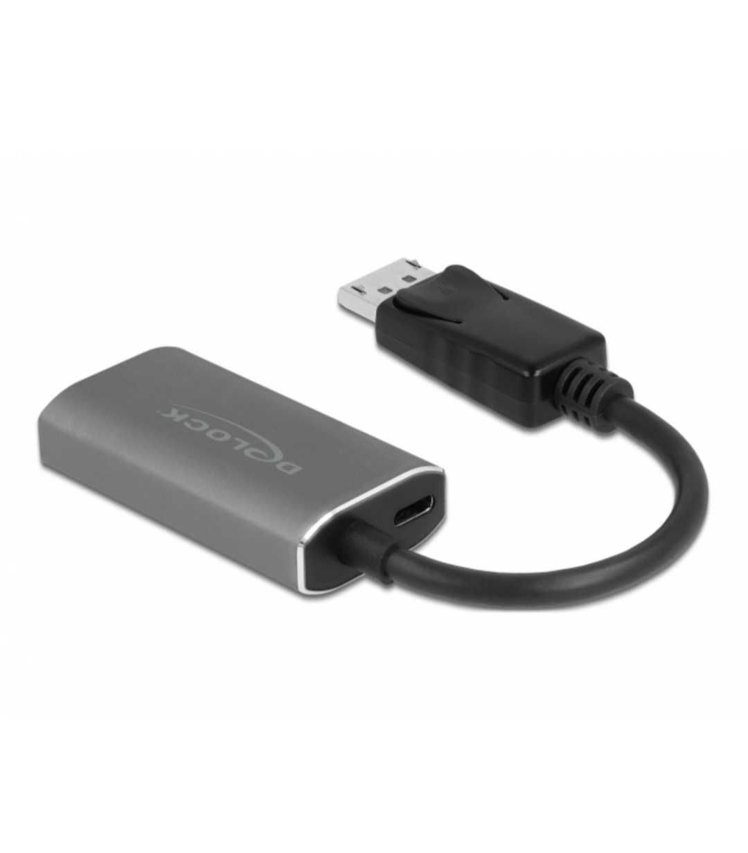 Vand Adaptor DisplayPort 1.4 la HDMI 8K60Hz cu HDR T-M, Delock 63118