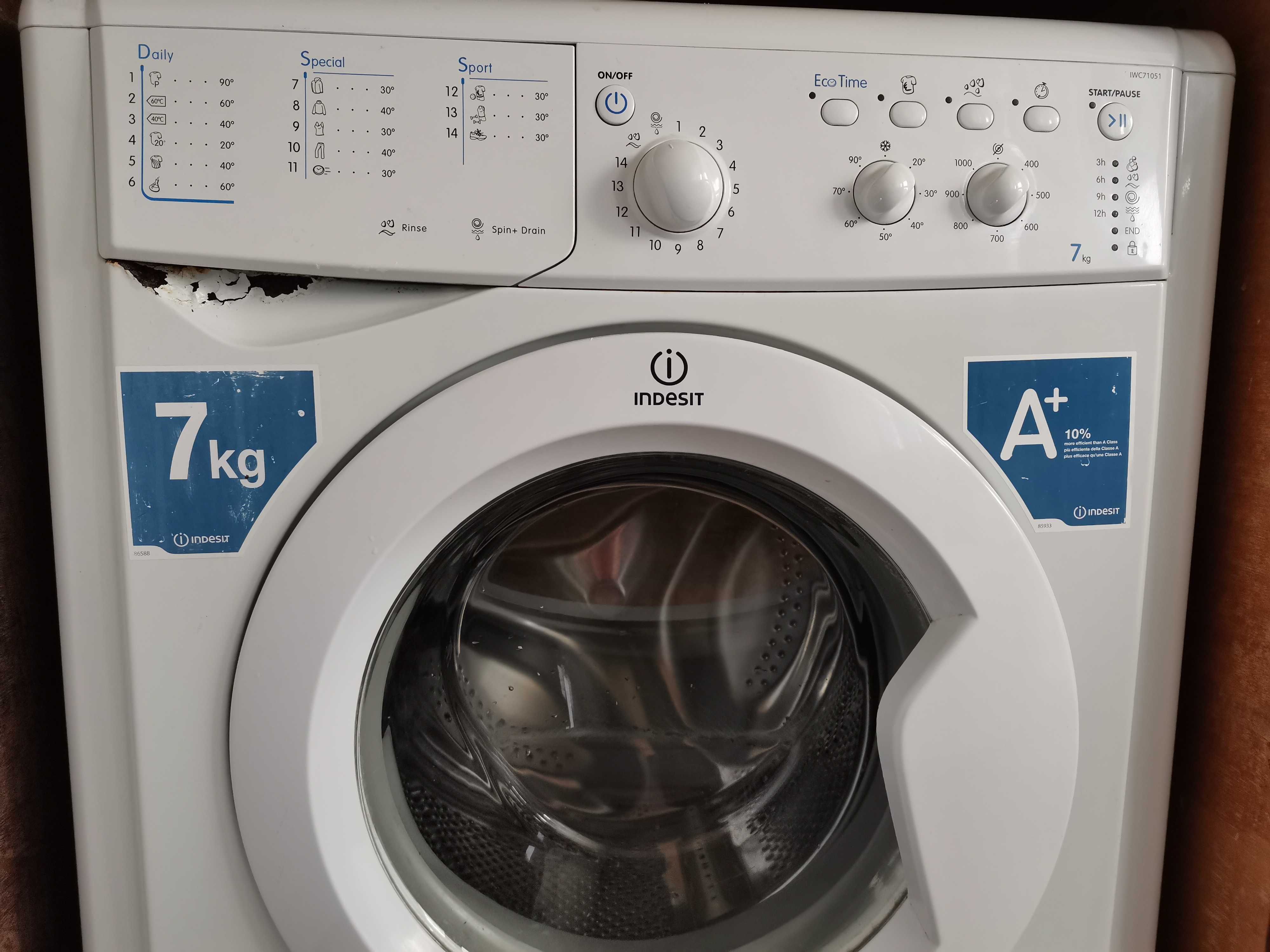 Пералня INDESIT IWC71051 за части