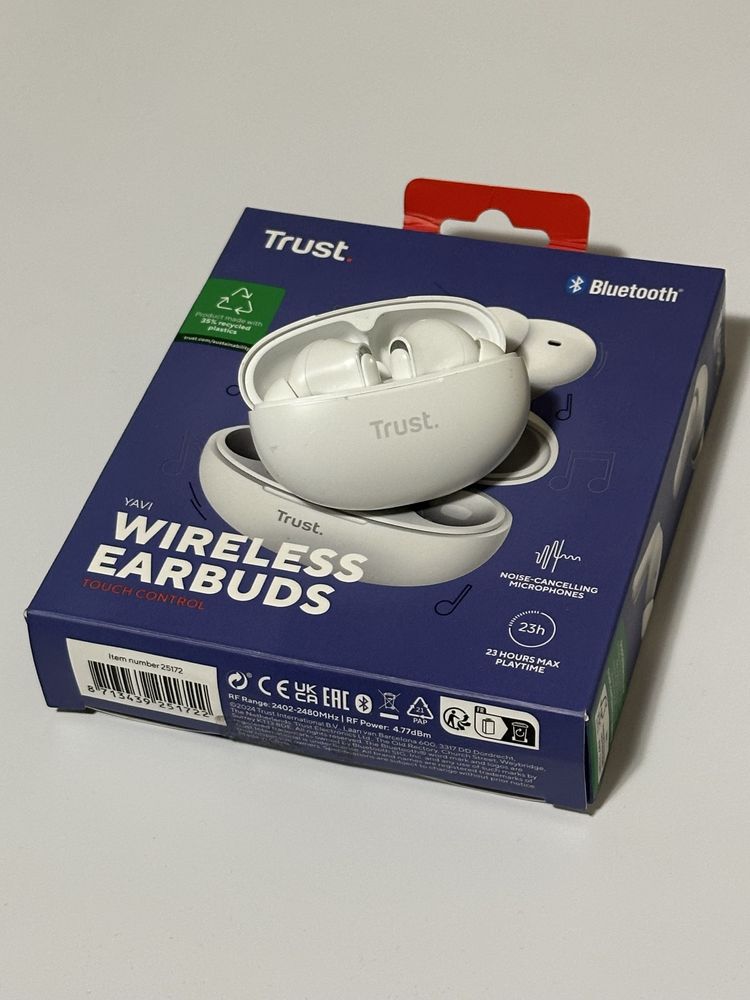 Безжични слушалки Trust Yavi Bluetooth ENC Earbuds