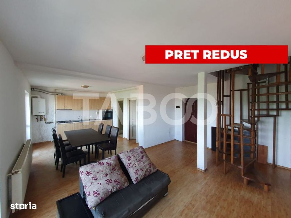 Apartament 3 camere decomandat 80 mp + 6 mp balcon cu scara interioara