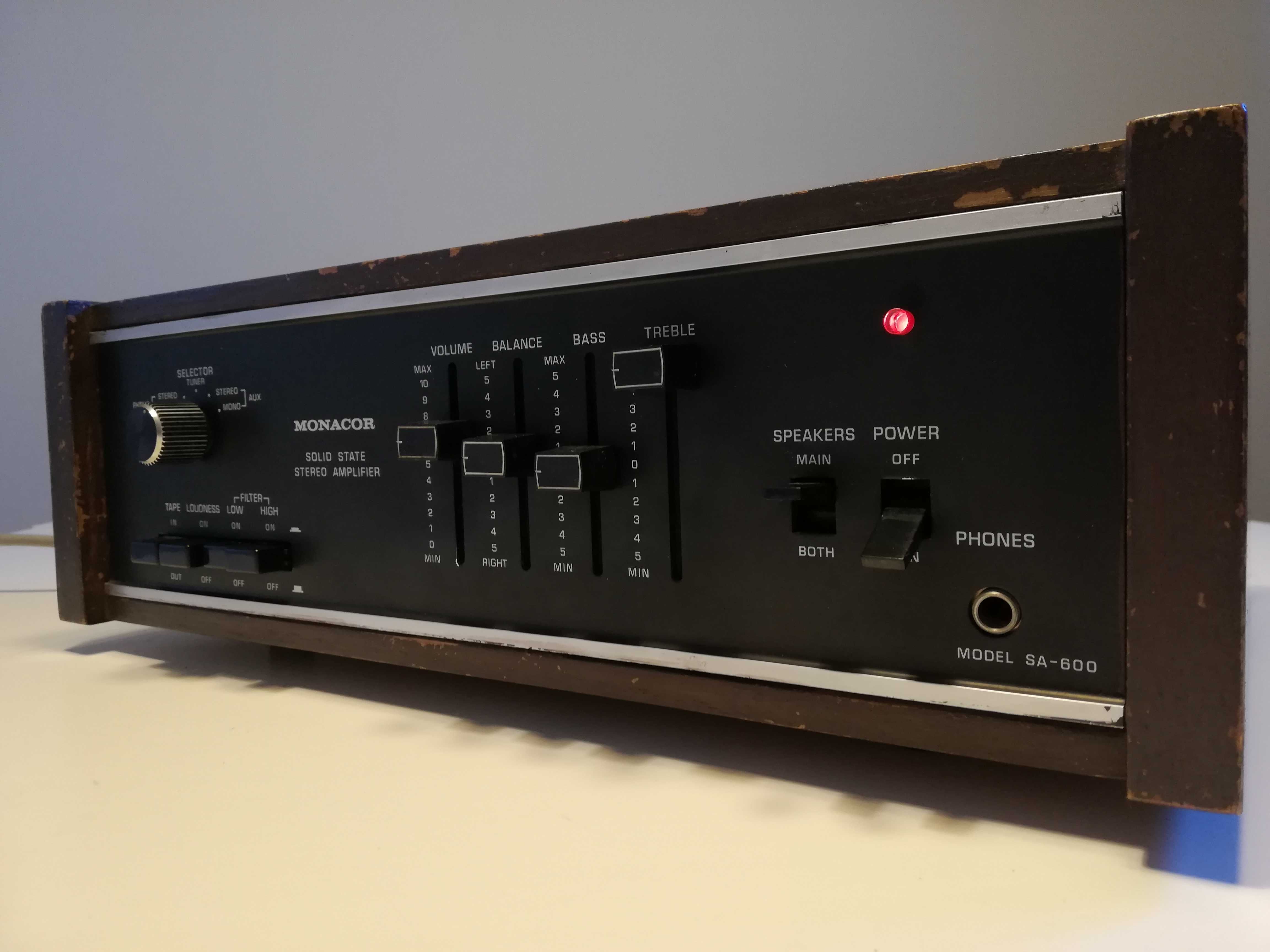 Amplificator MONACOR model SA-600 -Vintage/Solid State/Impecabil/JAPAN