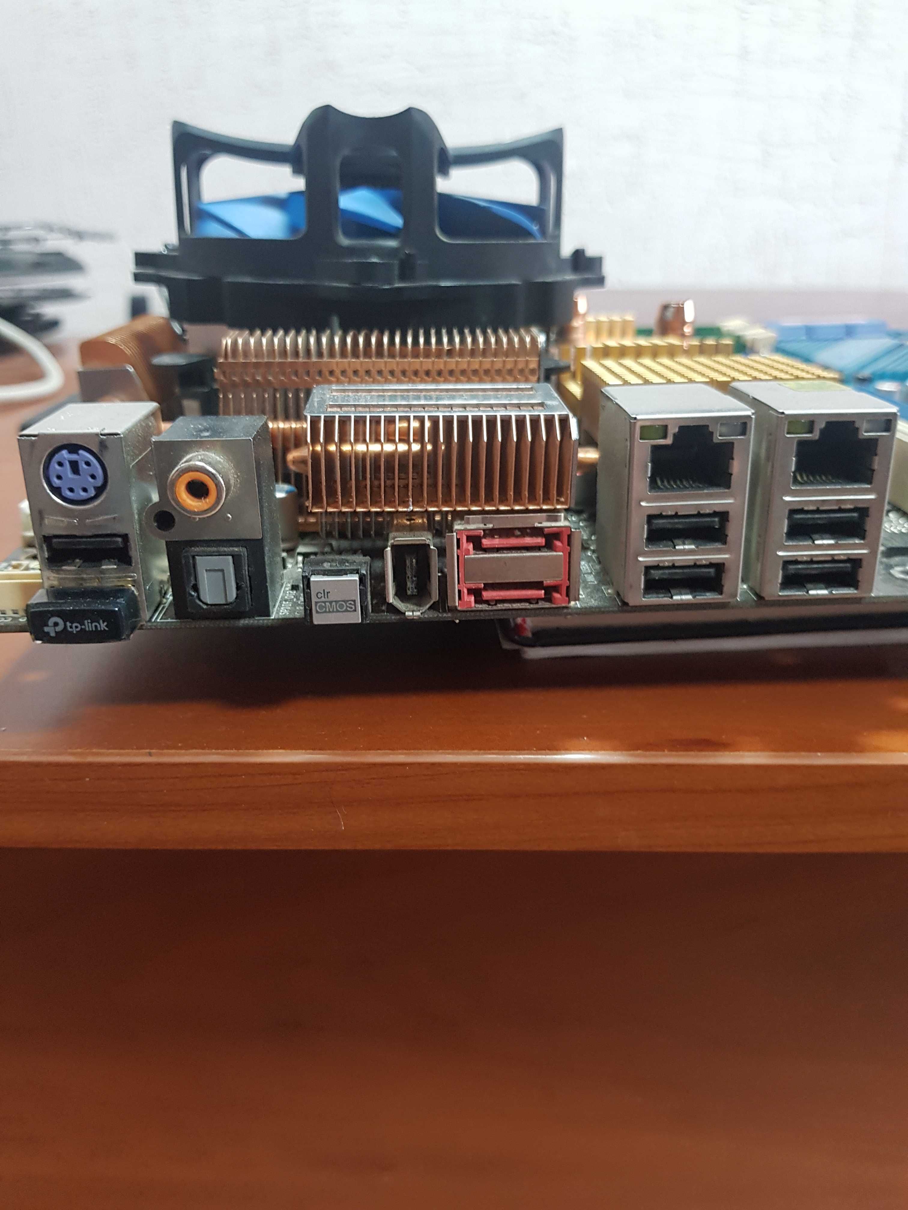Материнская плата 775\ процессор Core 2 Quad\ 6gb DDR3