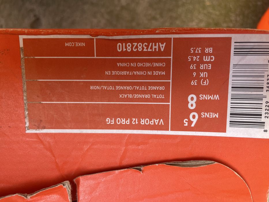 Ghete Fotbal Nike Vapor pro 12fg