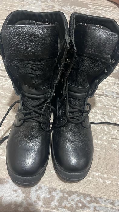 Берцы военные кожаные