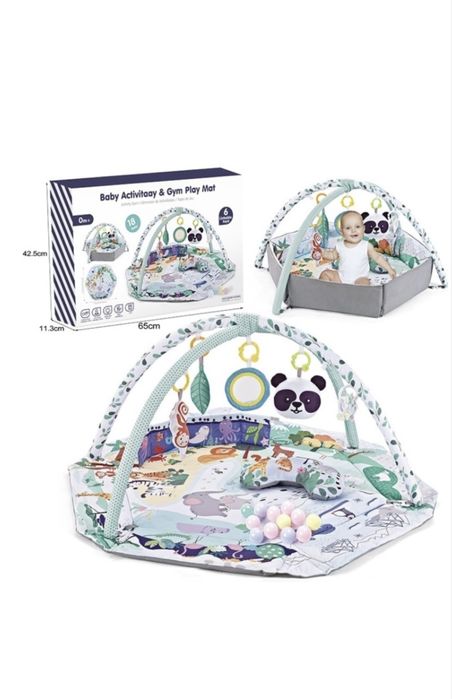 Детский коврик с игрушками